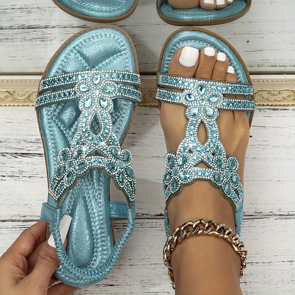 Maison | Orthopedic Crystal Sandal