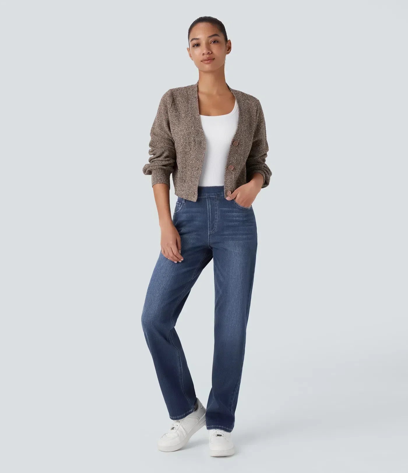 ComfortFit | Elastic High-Waist Pants