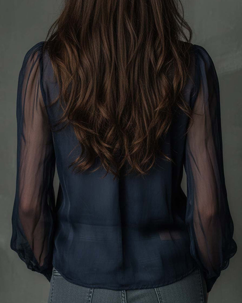 Jacky 1/2 Zip Blouse