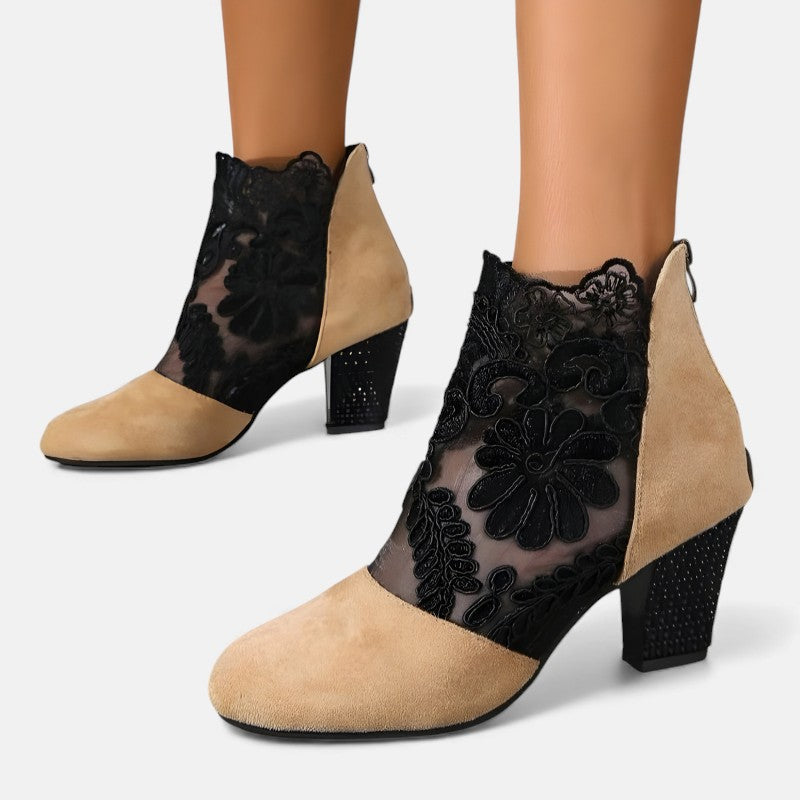 Norene | Women's Wide Width Open Toe Block Heels