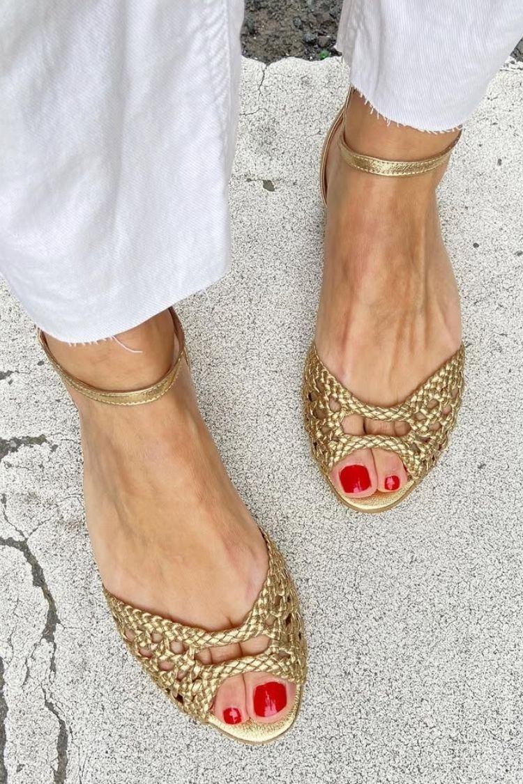 Isadora | Refined Woven Sandals