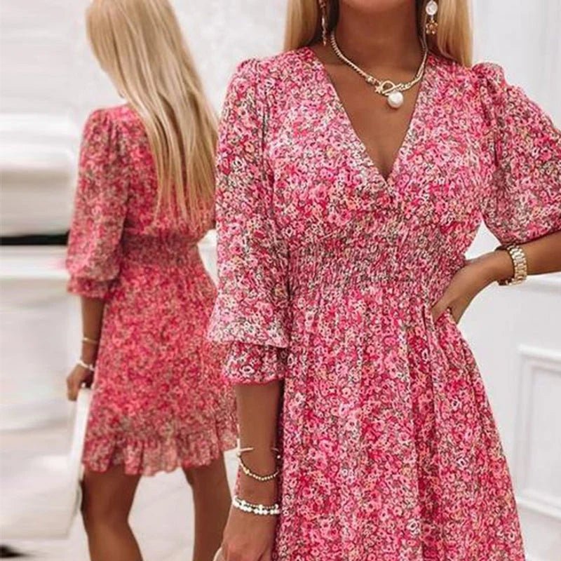 Sunna | Elegant Floral Dress