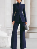 Flora | Tailored Blazer and Wide Pants Set