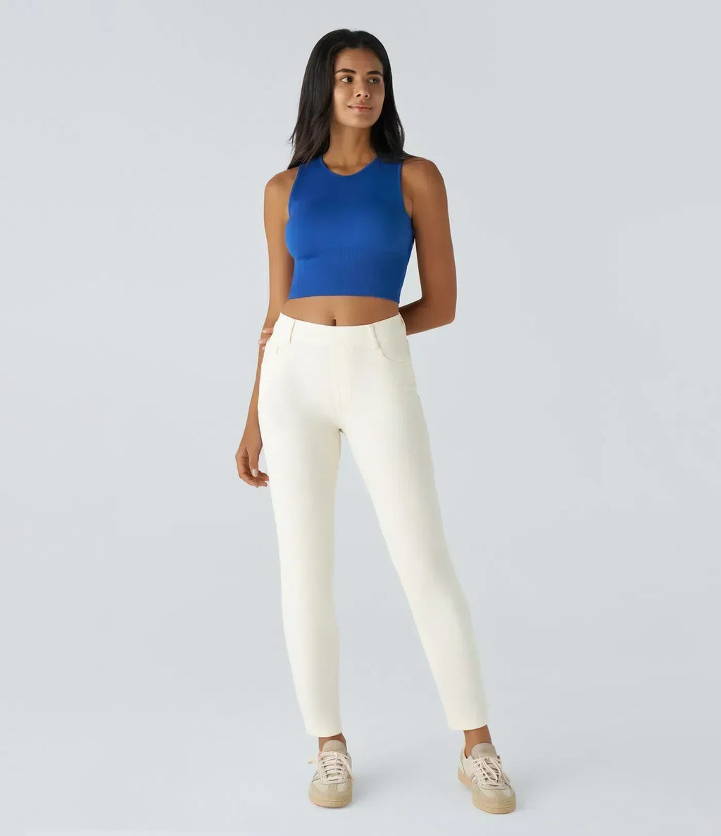 ComfortFit | Elastic High-Waist Pants