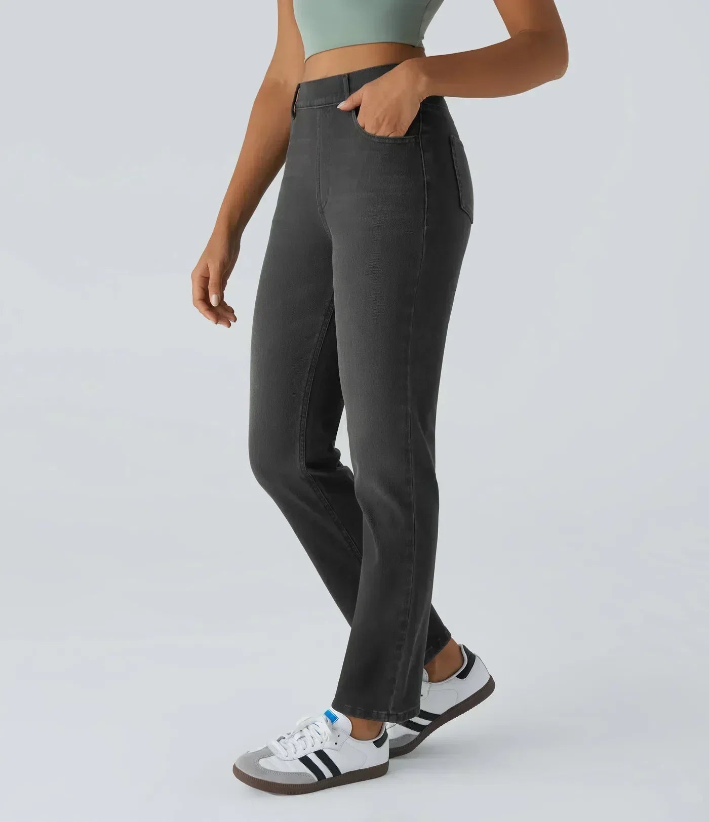 ComfortFit | Elastic High-Waist Pants