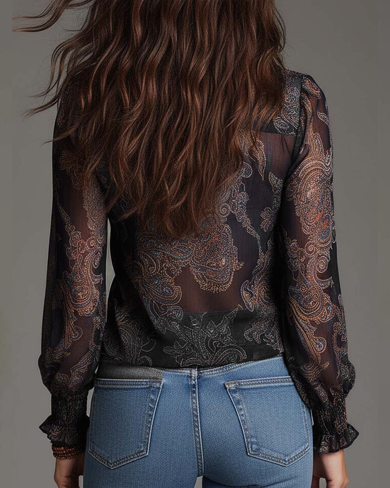 Kim 1/2 Zip Blouse