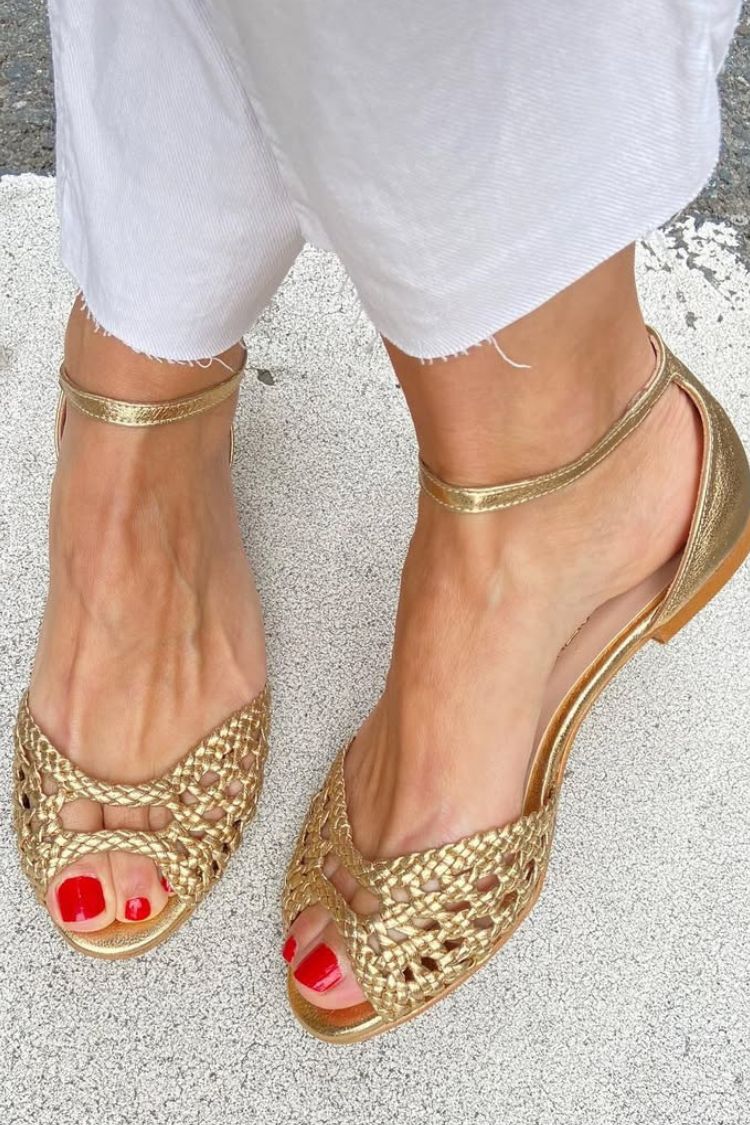 Isadora | Refined Woven Sandals