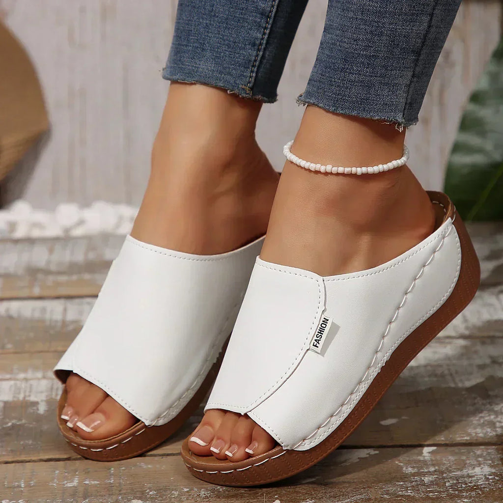Ella | Slip-On Platform Sandals