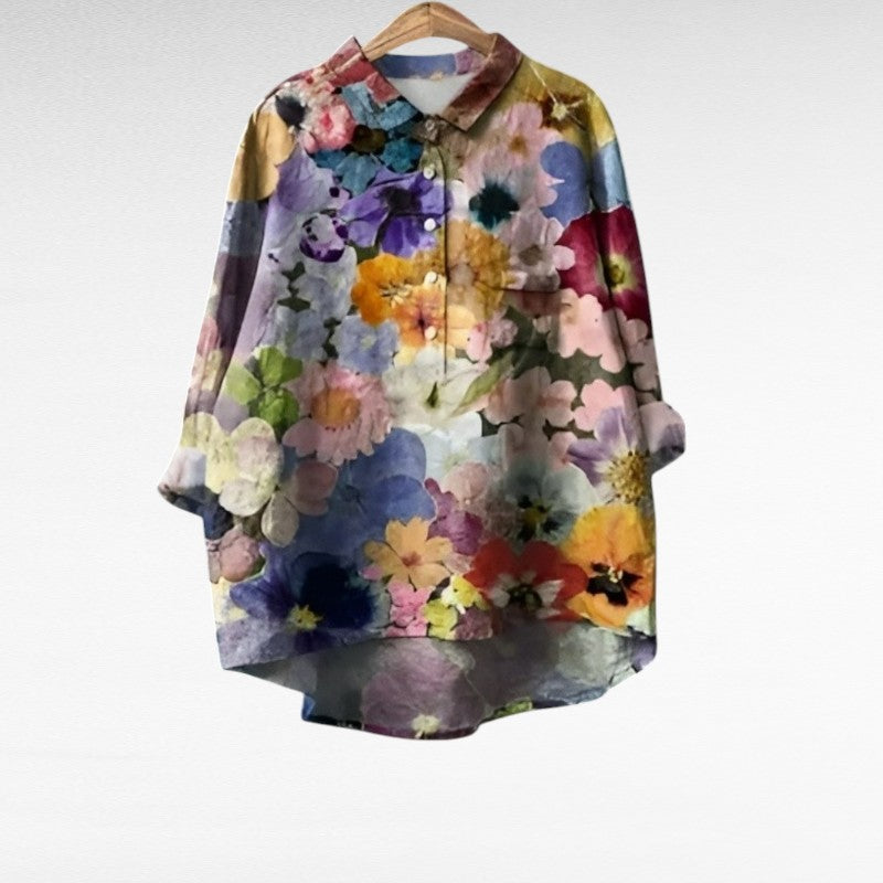Violet | Elegant Breezy Summer Blouse