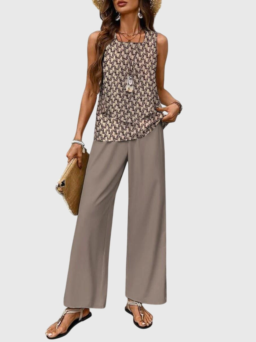 Brenda Elegant Summer Two-Piece Set