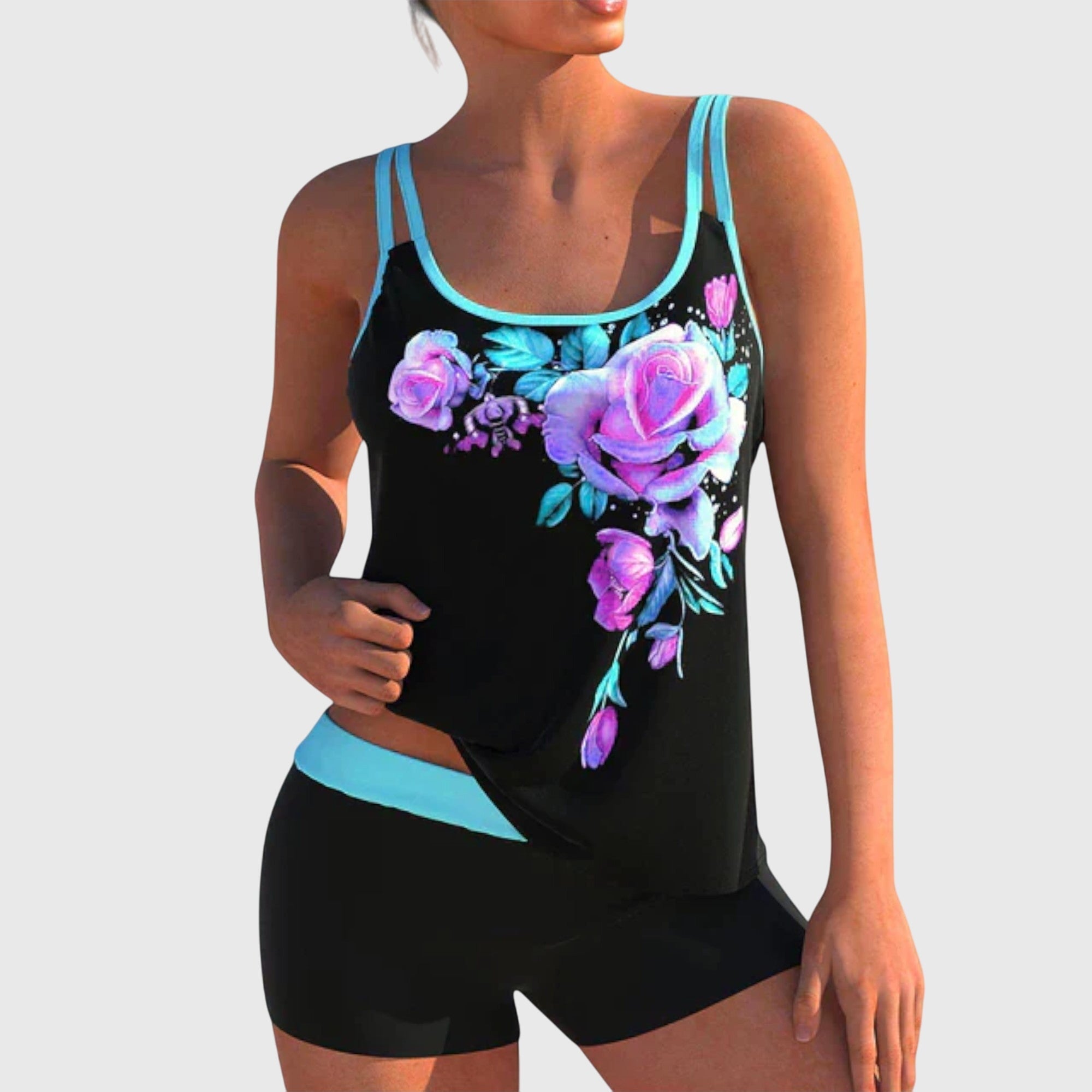 Alice | Floral Two-Piece Swimsuit