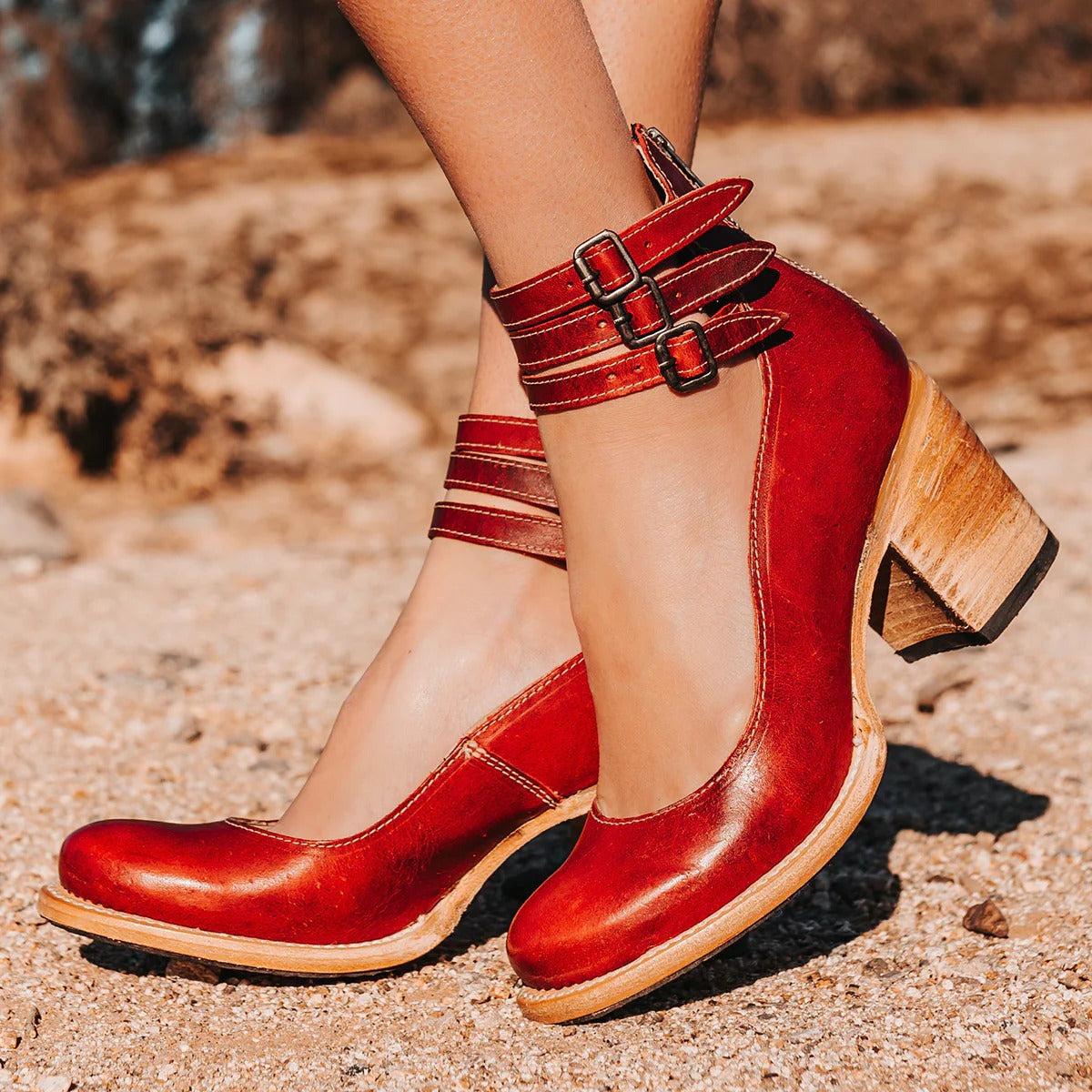 Nina | Women's Strappy Block Heel Sandals