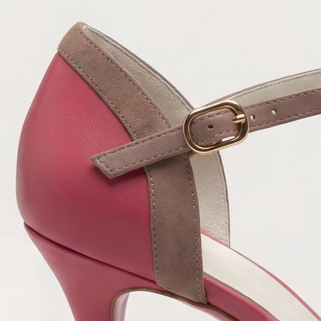 Quinnae | Women's Ribbon Detail Kitten Heel Pumps