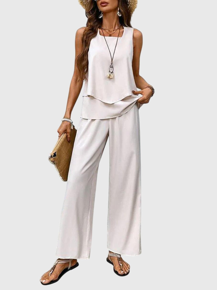 Brenda Elegant Summer Two-Piece Set