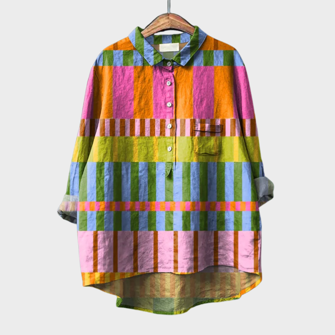 Riley | Colorful Graphic Blouse
