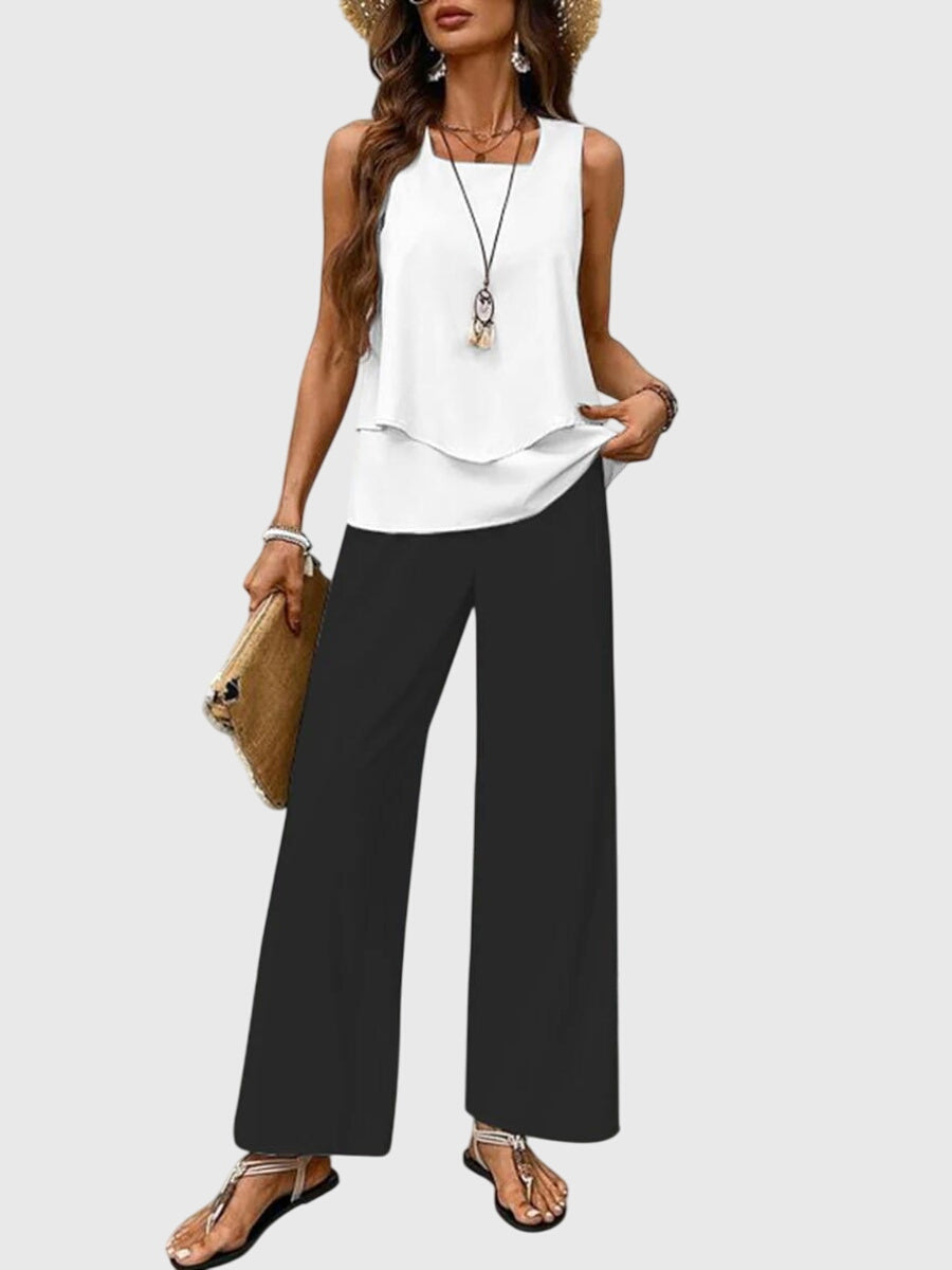Brenda Elegant Summer Two-Piece Set