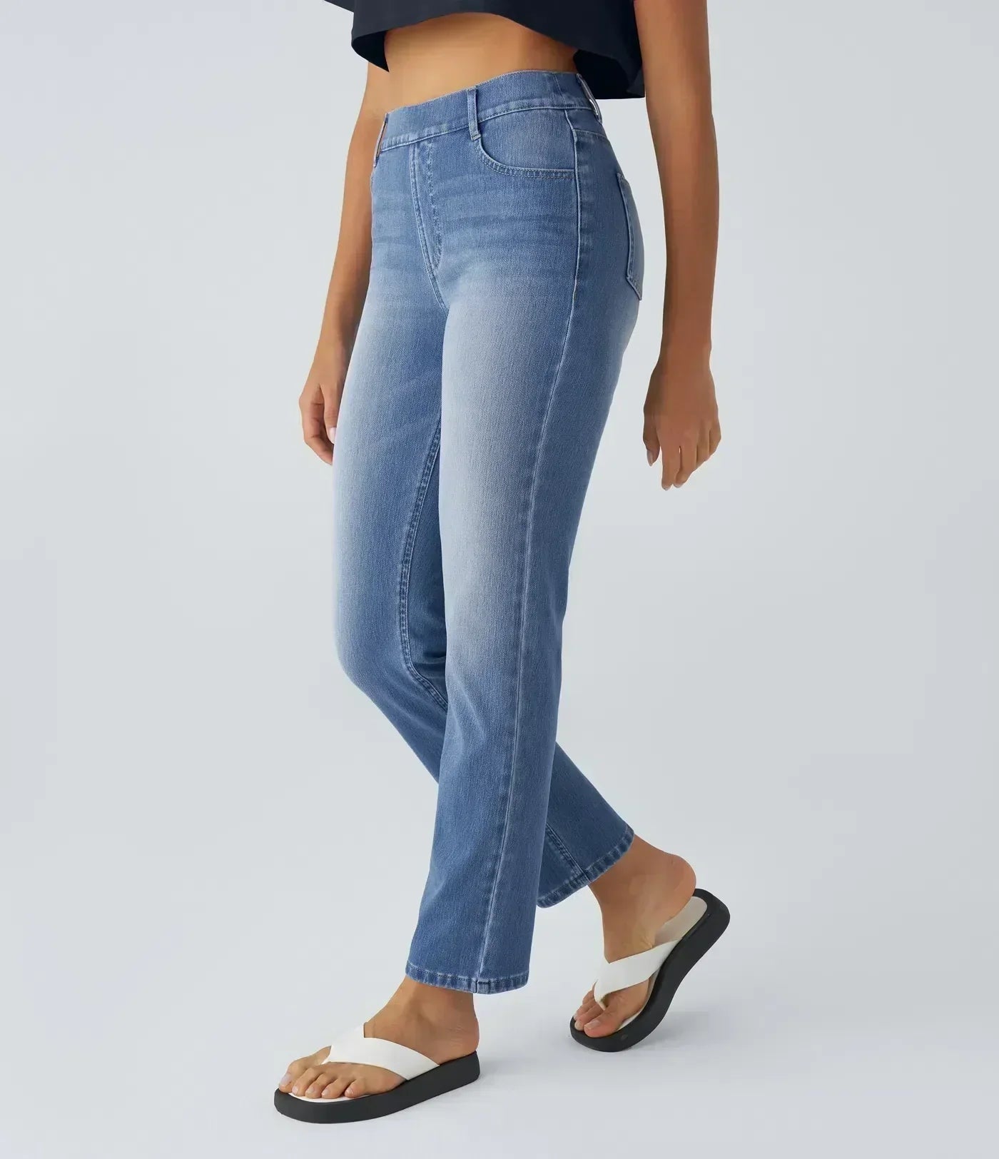 ComfortFit | Elastic High-Waist Pants