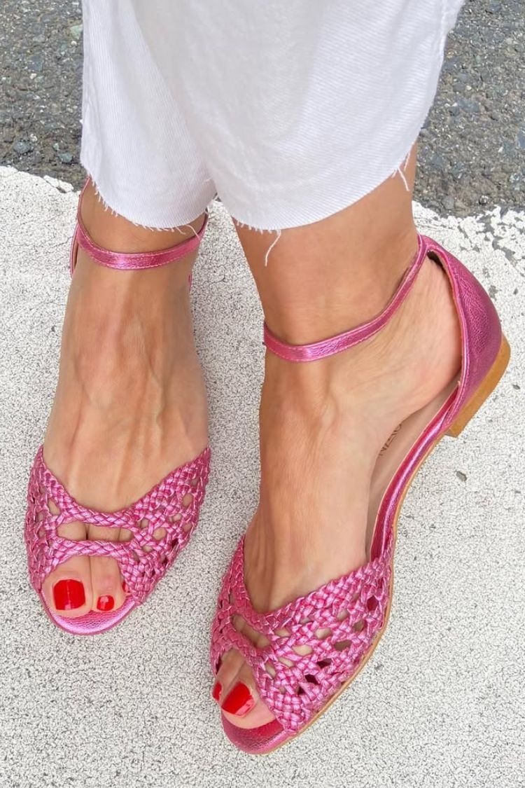 Isadora | Refined Woven Sandals