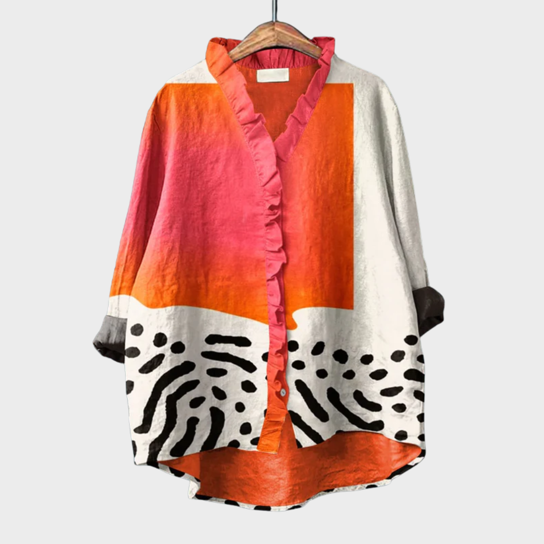 Gabby | Modern Graphic Blouse