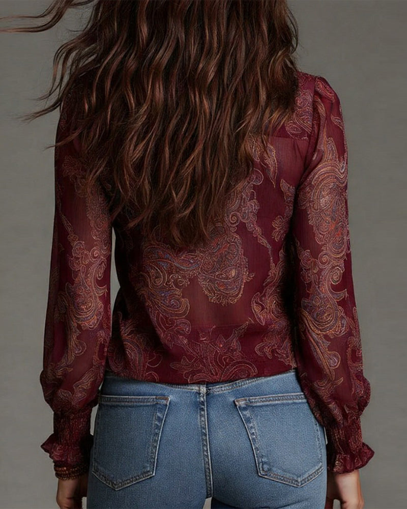 Kim 1/2 Zip Blouse