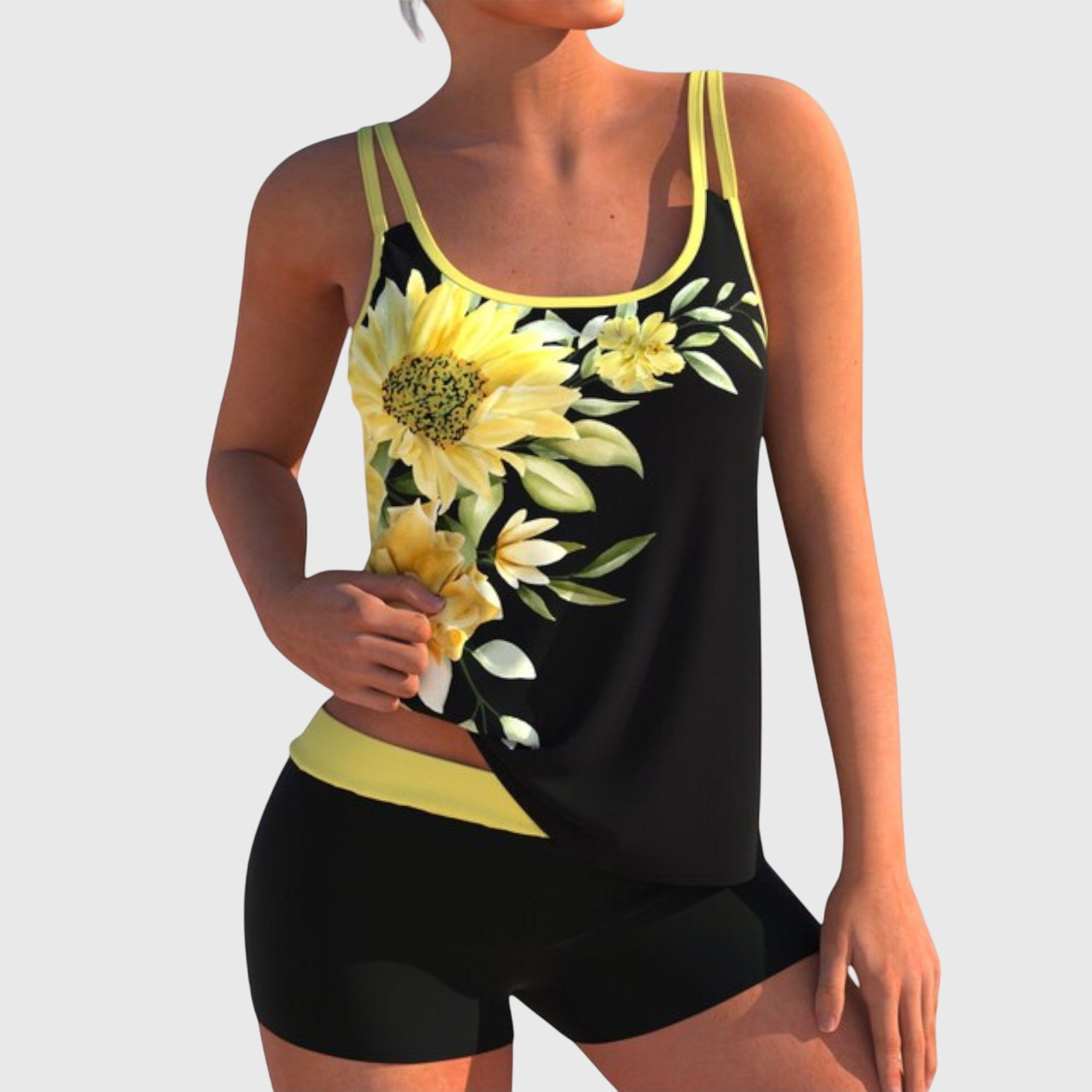 Alice | Floral Two-Piece Swimsuit