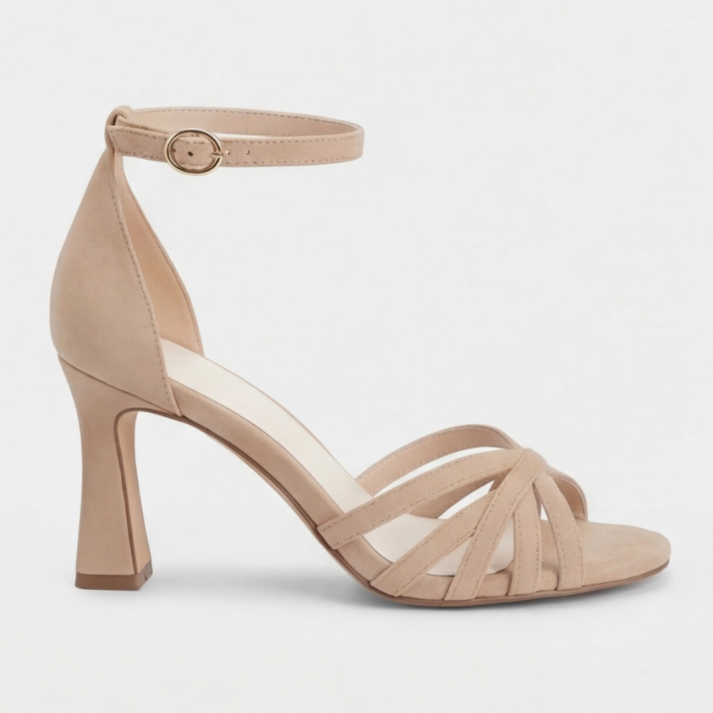 Orlissa | Women's Open Toe Block Heel Pumps