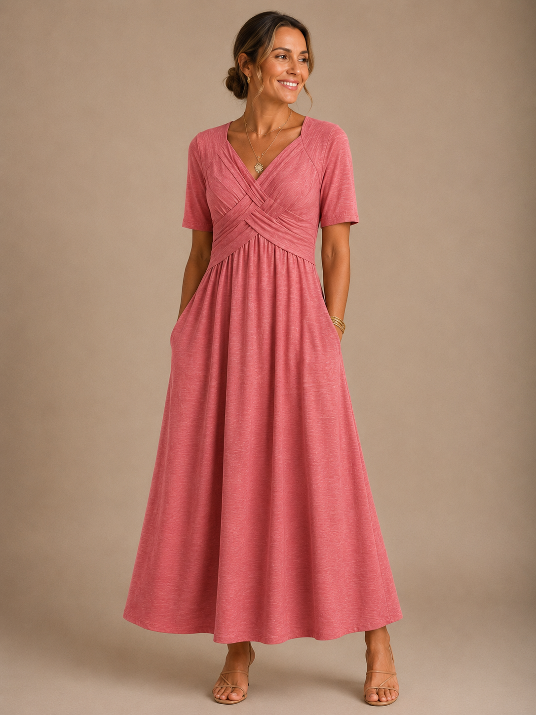 Angeli |  Elegant Midi Dress