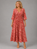 Althea | Bohemian Flow Midi Dress