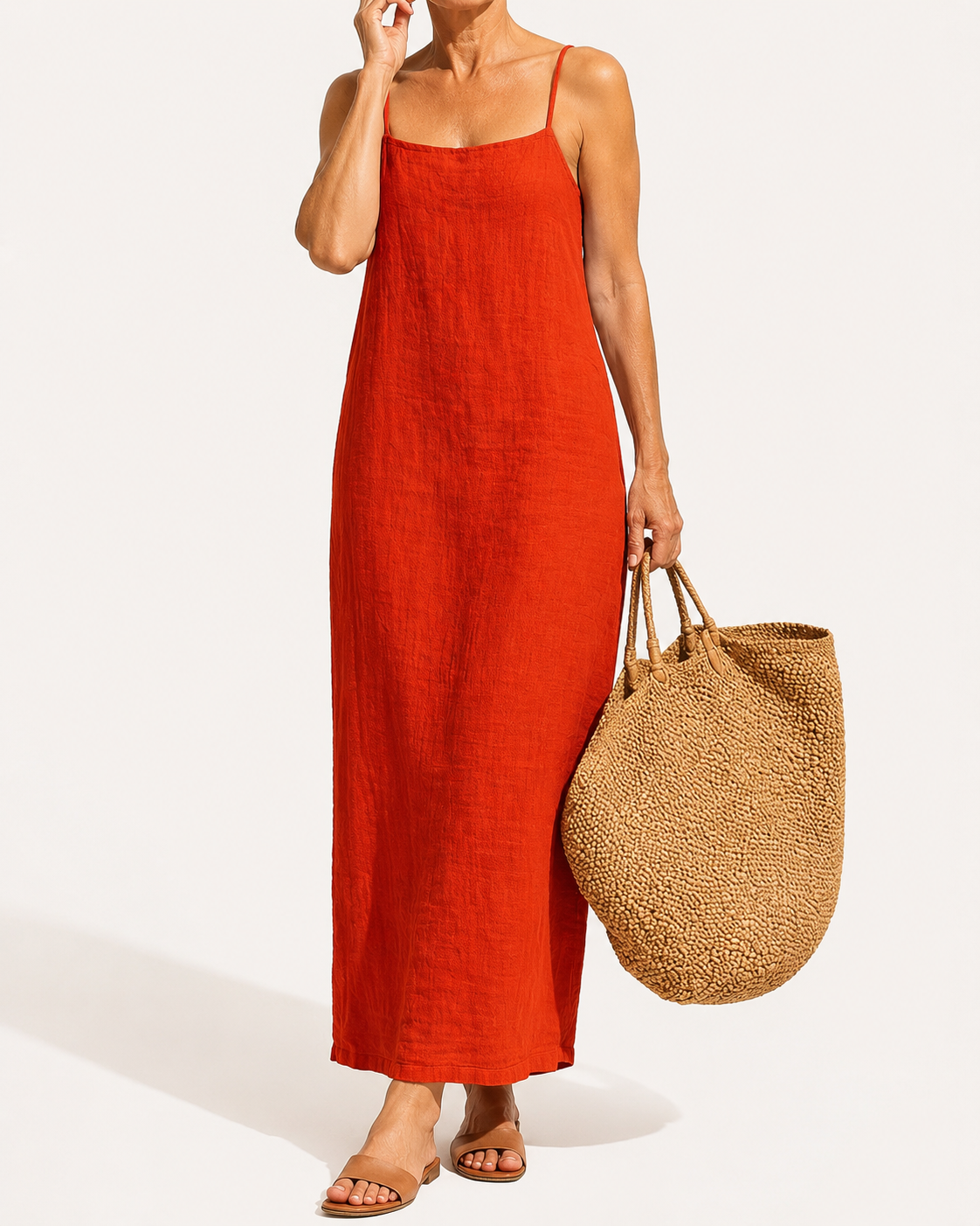 Livia | Breezy Linen Maxi Dress
