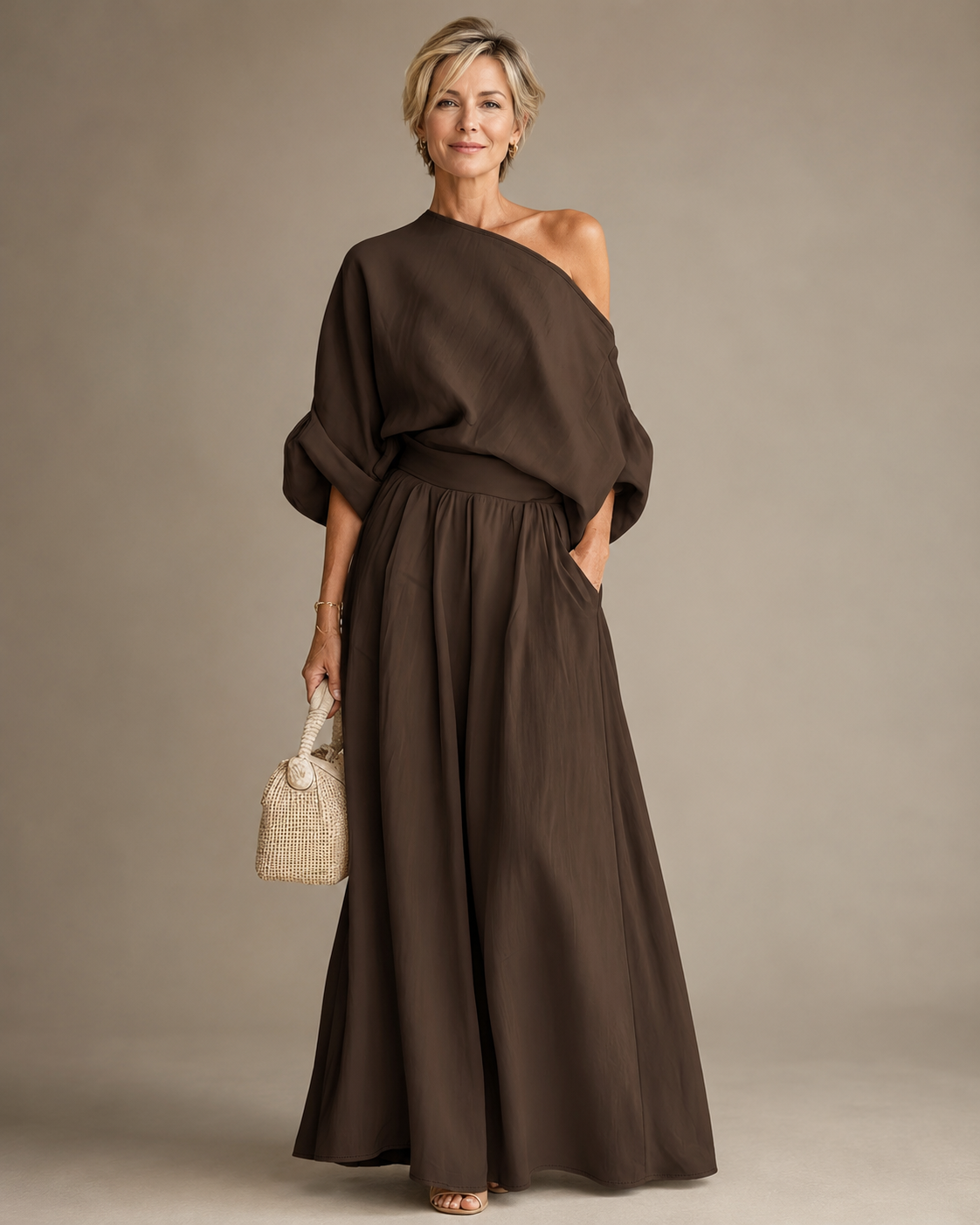 Eleanor | Elegant Linen Maxi Dress