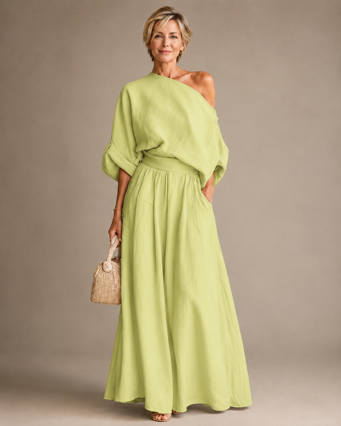 Eleanor | Elegant Linen Maxi Dress