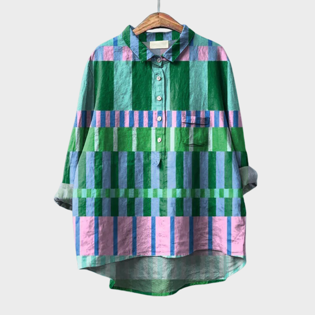 Riley | Colorful Graphic Blouse