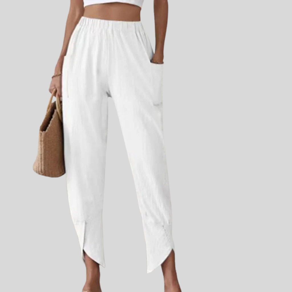Essari | Frayed Hem Pants