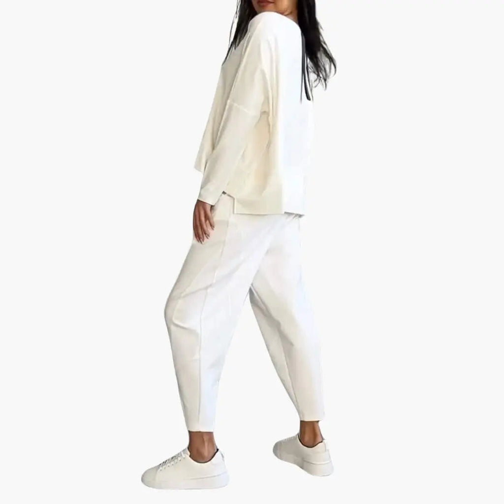 Thea Round Neck Two-Piece Set