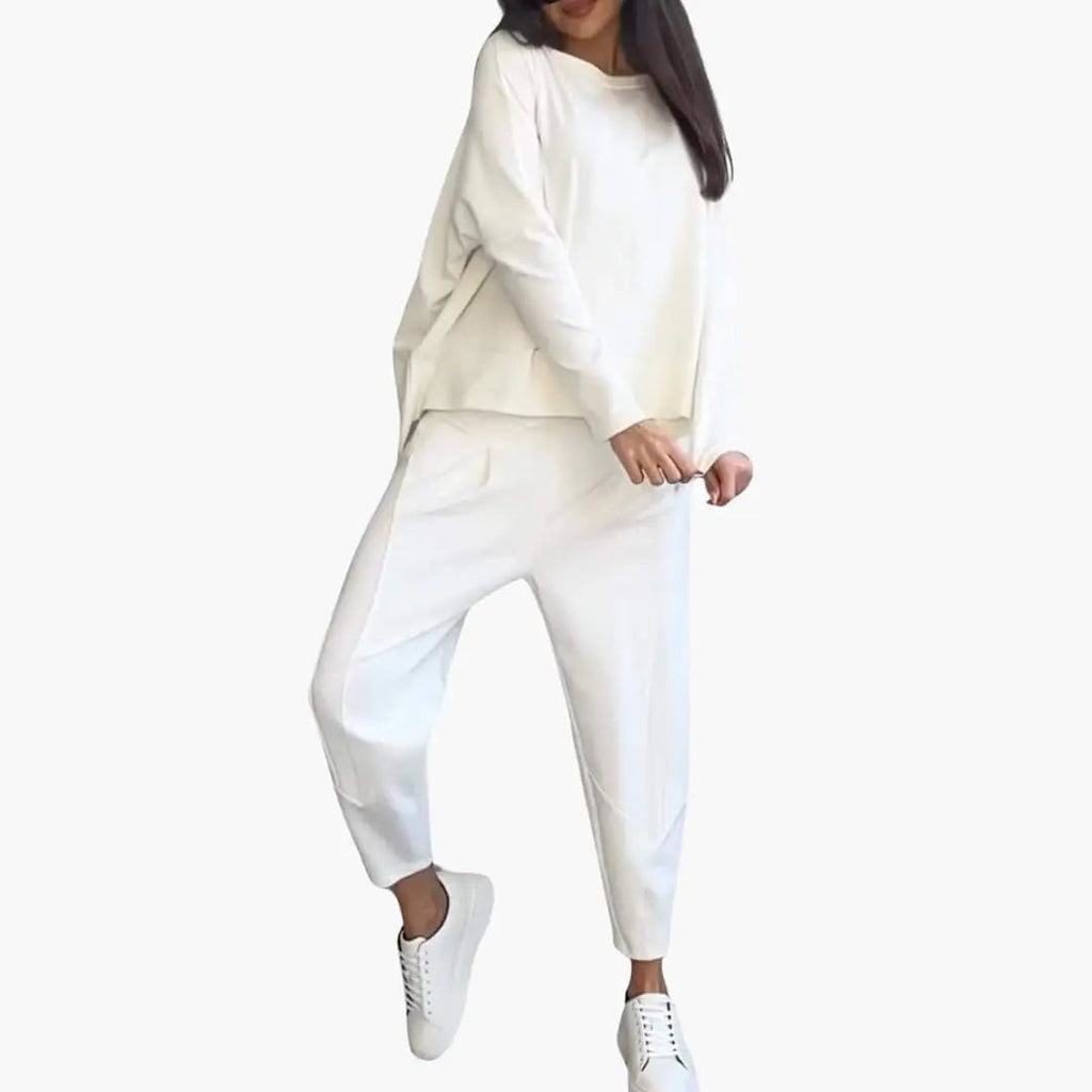 Thea Round Neck Two-Piece Set