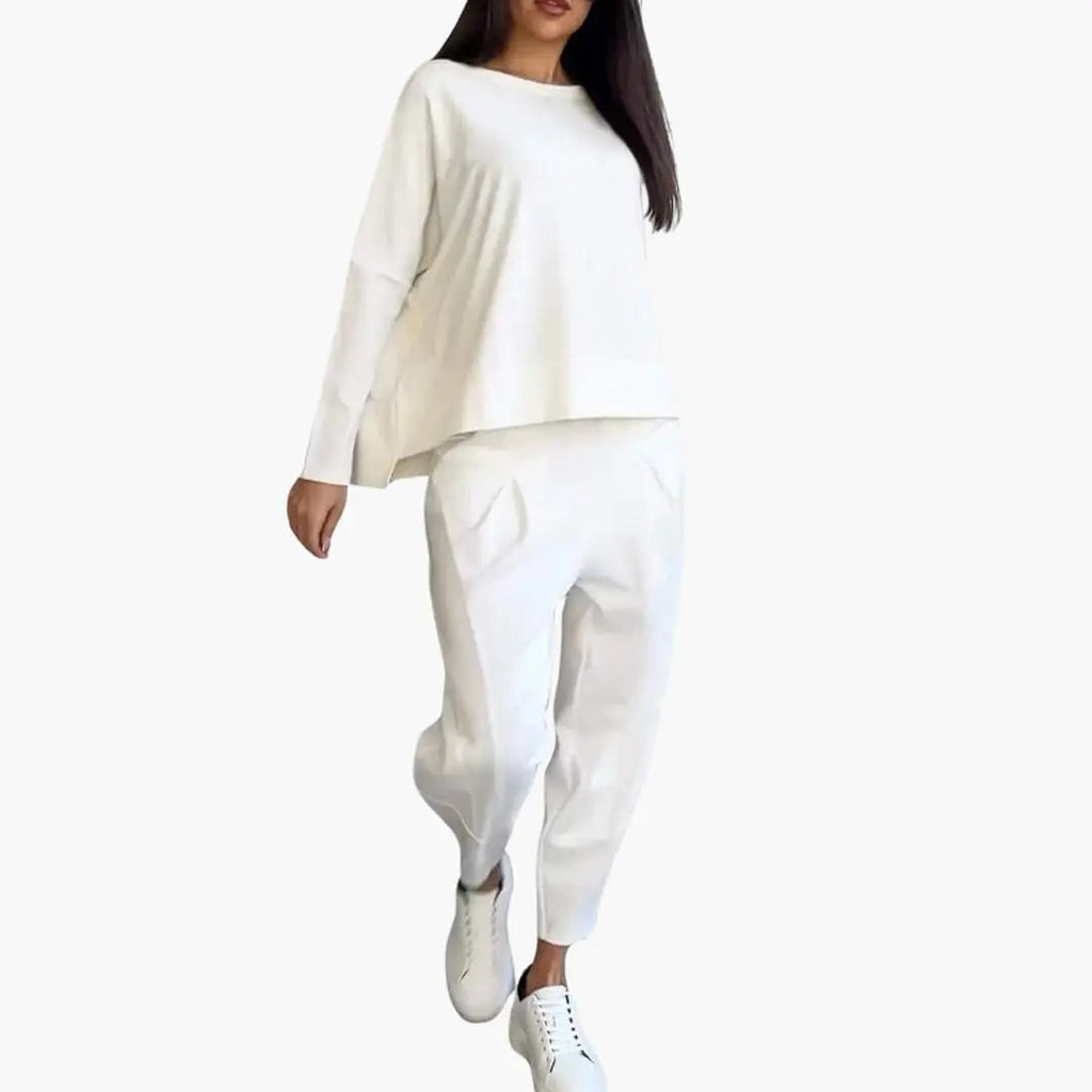 Thea Round Neck Two-Piece Set