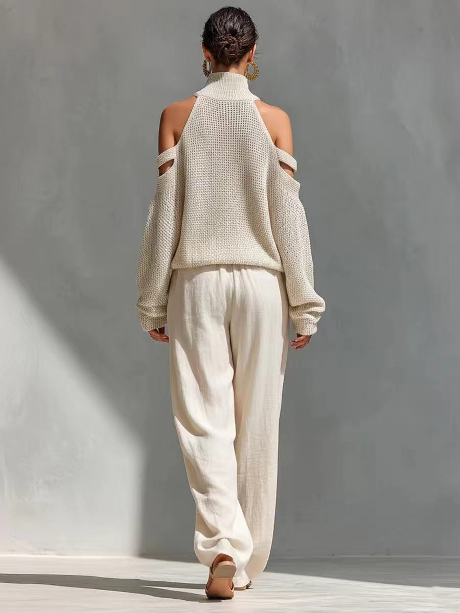 Celine | Knit and Linen Set