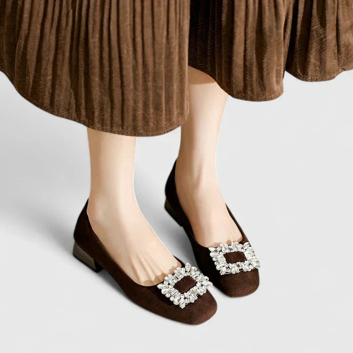 Julianyssa | Women's Cushioned Block Heel Pumps