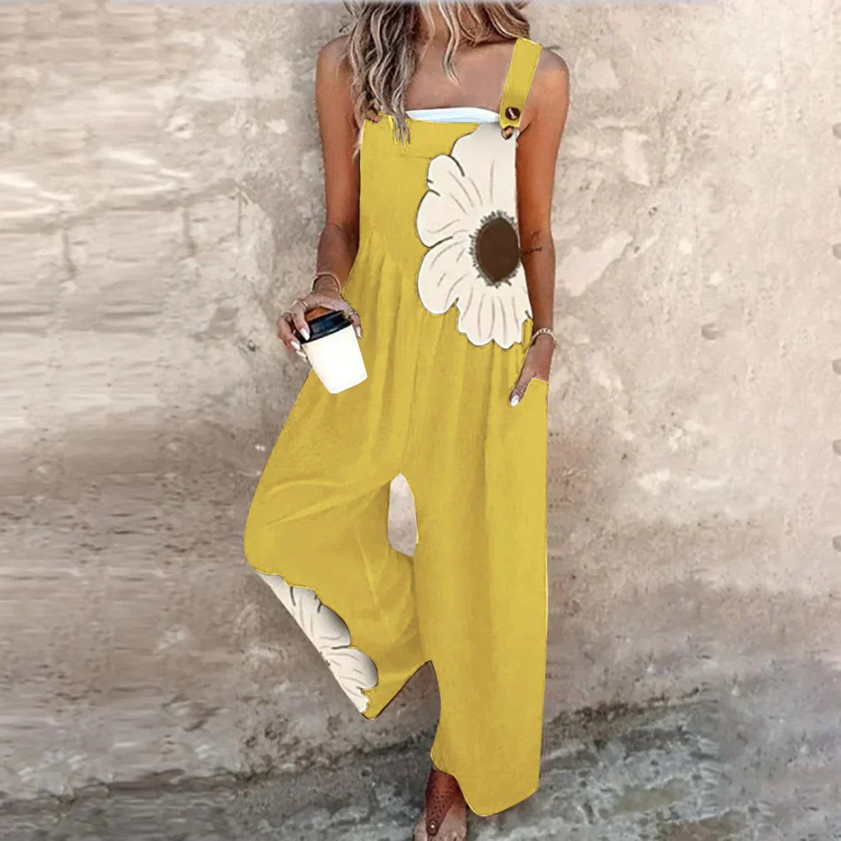 Comfortable Printed Overall | Multicolor