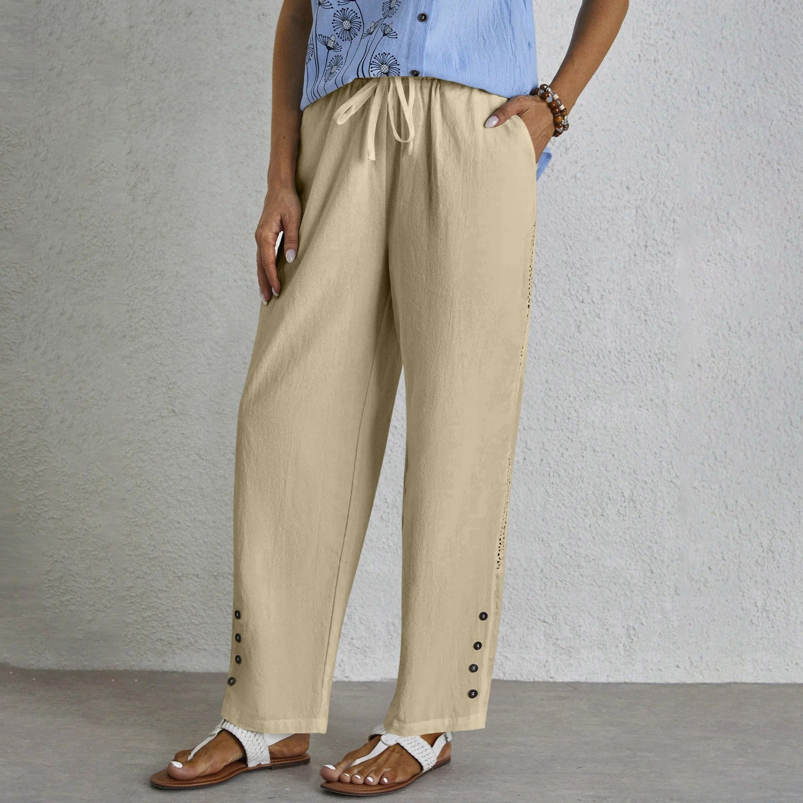 Shania | Relaxed Button Pants