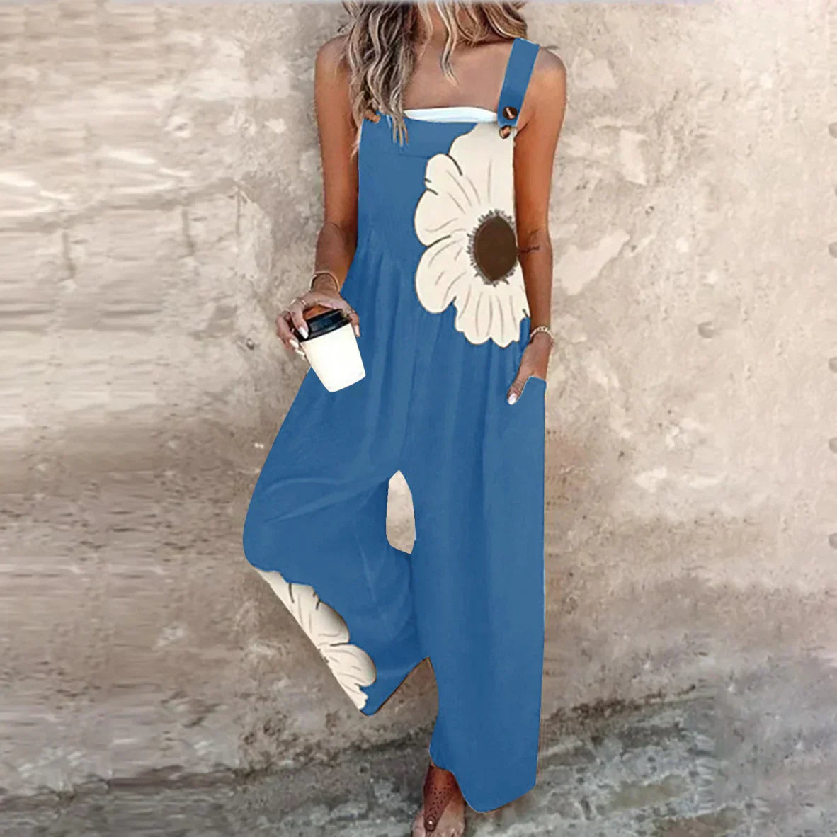 Comfortable Printed Overall | Multicolor