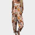 Comfortable Printed Overall | Multicolor