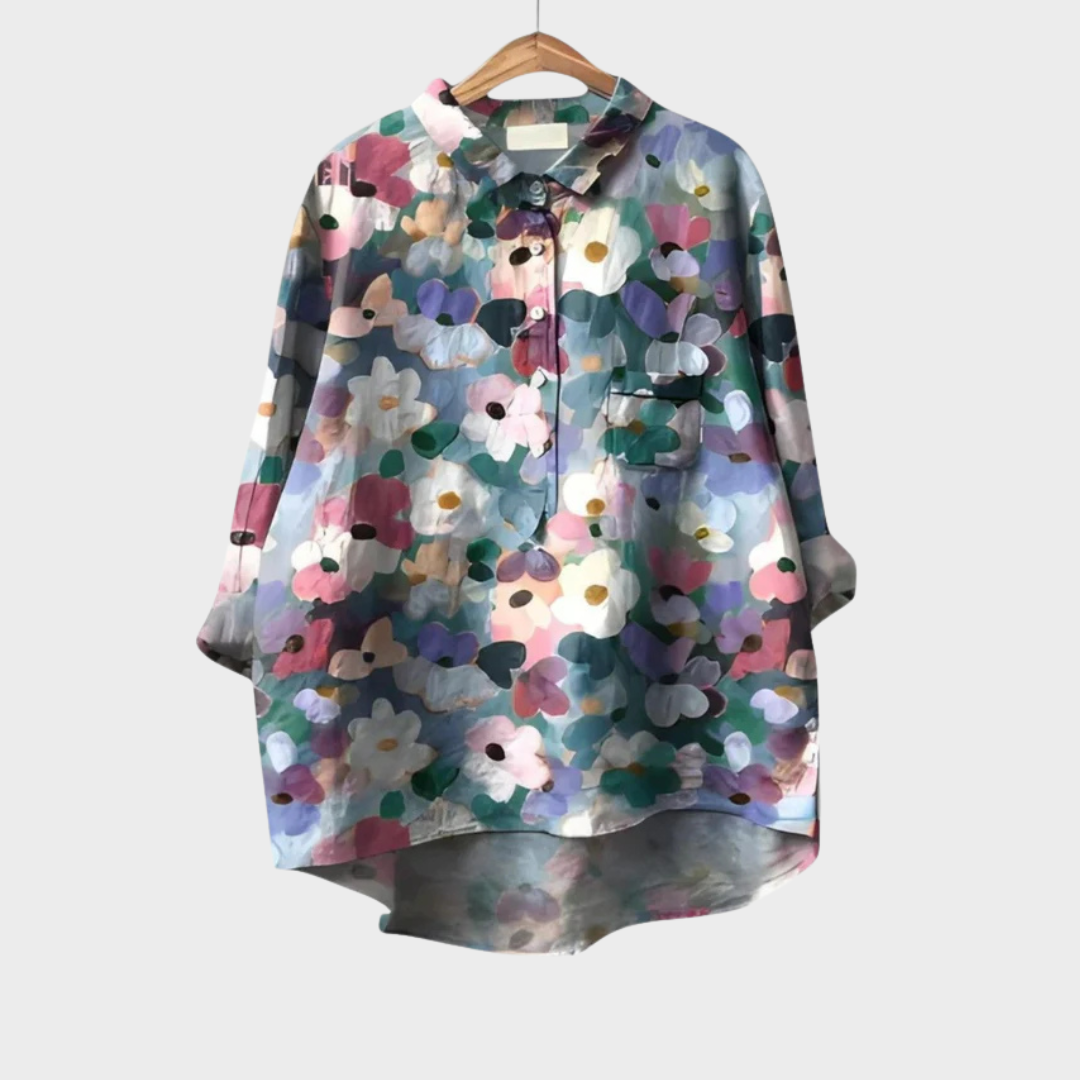 Noelle | Soft Floral Blouse