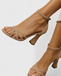 Orlissa | Women's Open Toe Block Heel Pumps