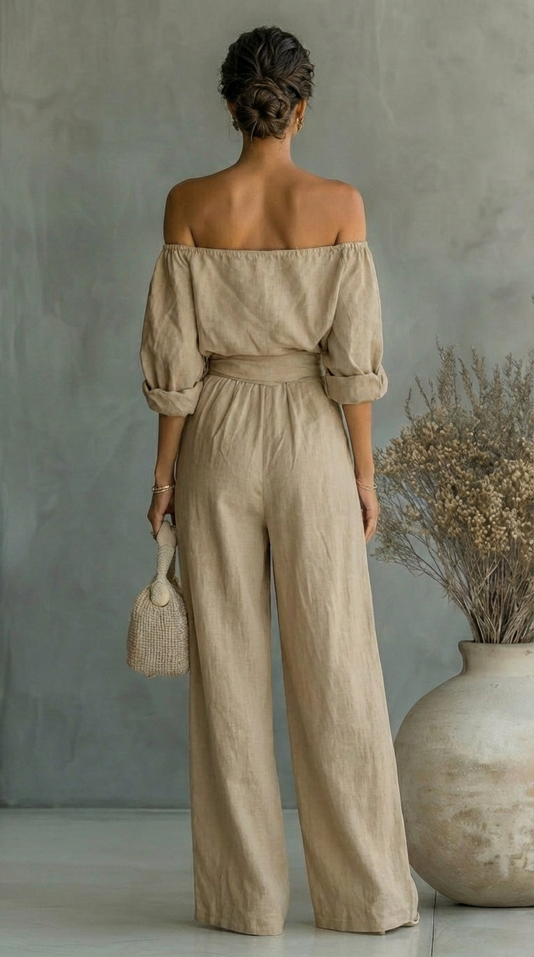 Arabella | Linen-Effect Summer Set