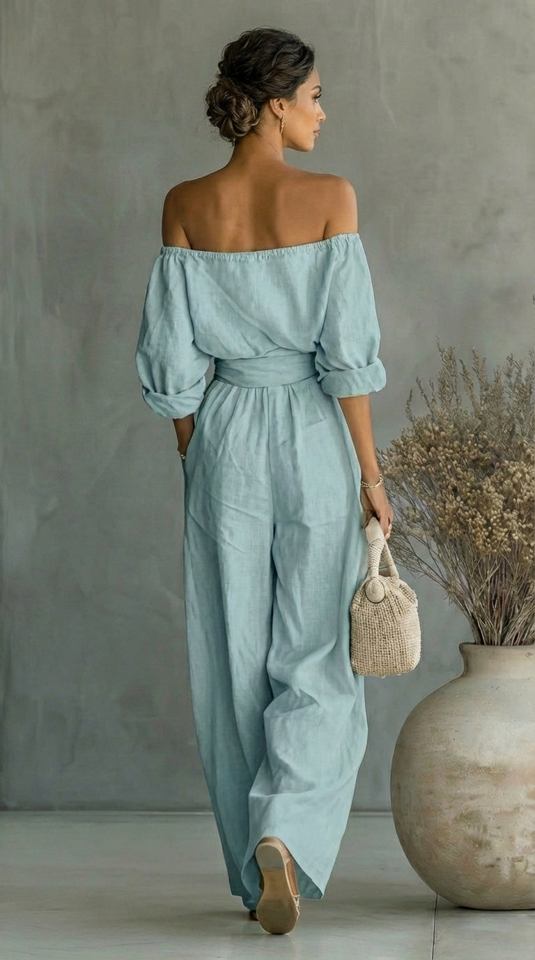 Arabella | Linen-Effect Summer Set