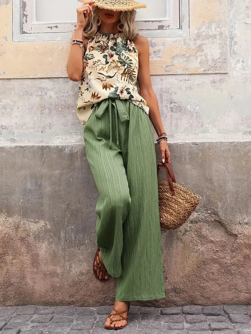 Antonette | Elegant Sleeveless Two-Piece Set