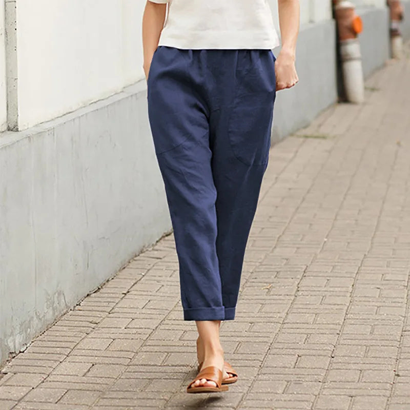 Kriza | Wide Leg Pants with Pockets