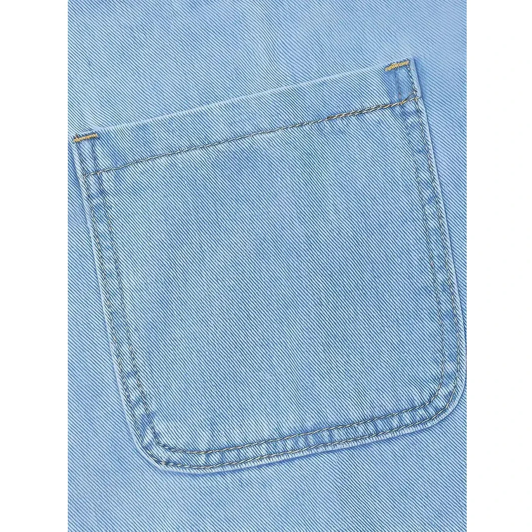 Saylor Relaxed Denim-Look Dress