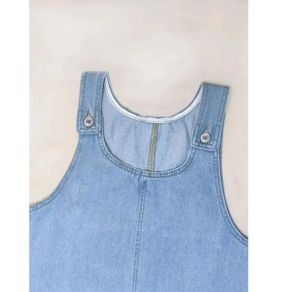 Saylor Relaxed Denim-Look Dress